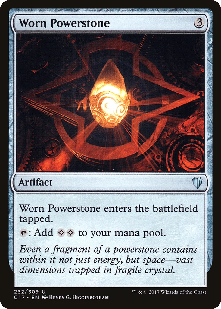 Worn Powerstone · Commander 2017