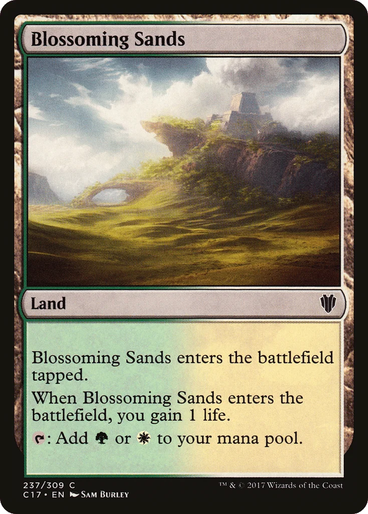 Blossoming Sands · Commander 2017