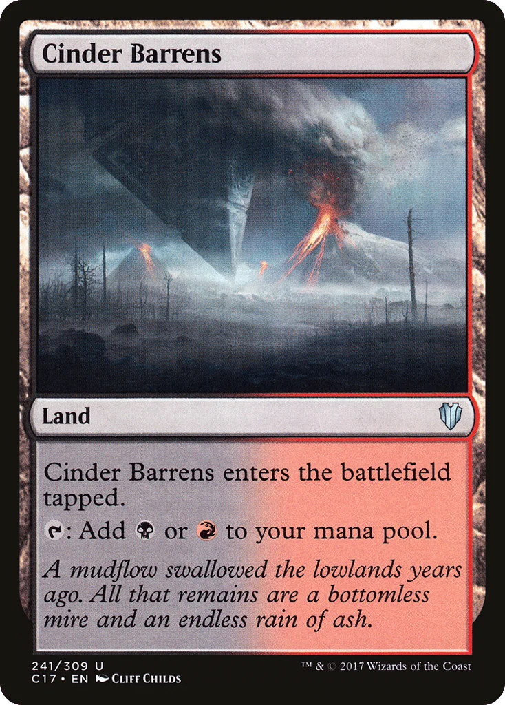 Cinder Barrens · Commander 2017