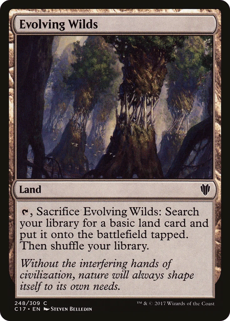 Evolving Wilds · Commander 2017