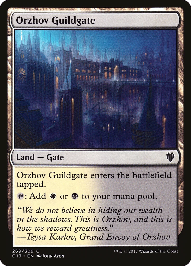 Orzhov Guildgate · Commander 2017