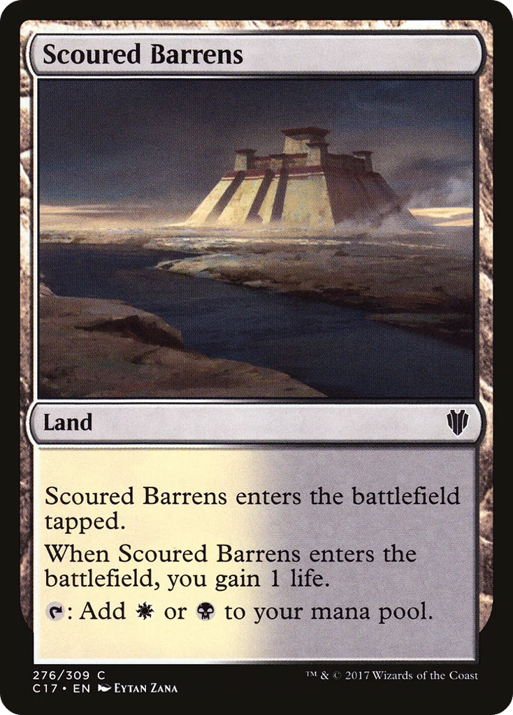 Scoured Barrens · Commander 2017