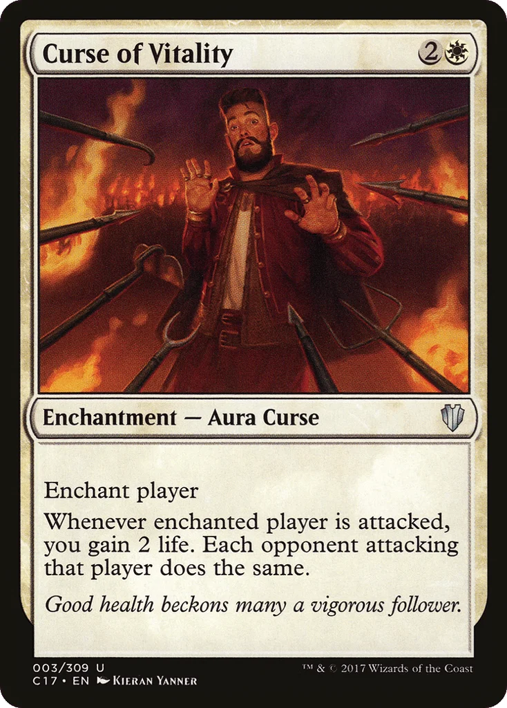 Curse of Vitality · Commander 2017