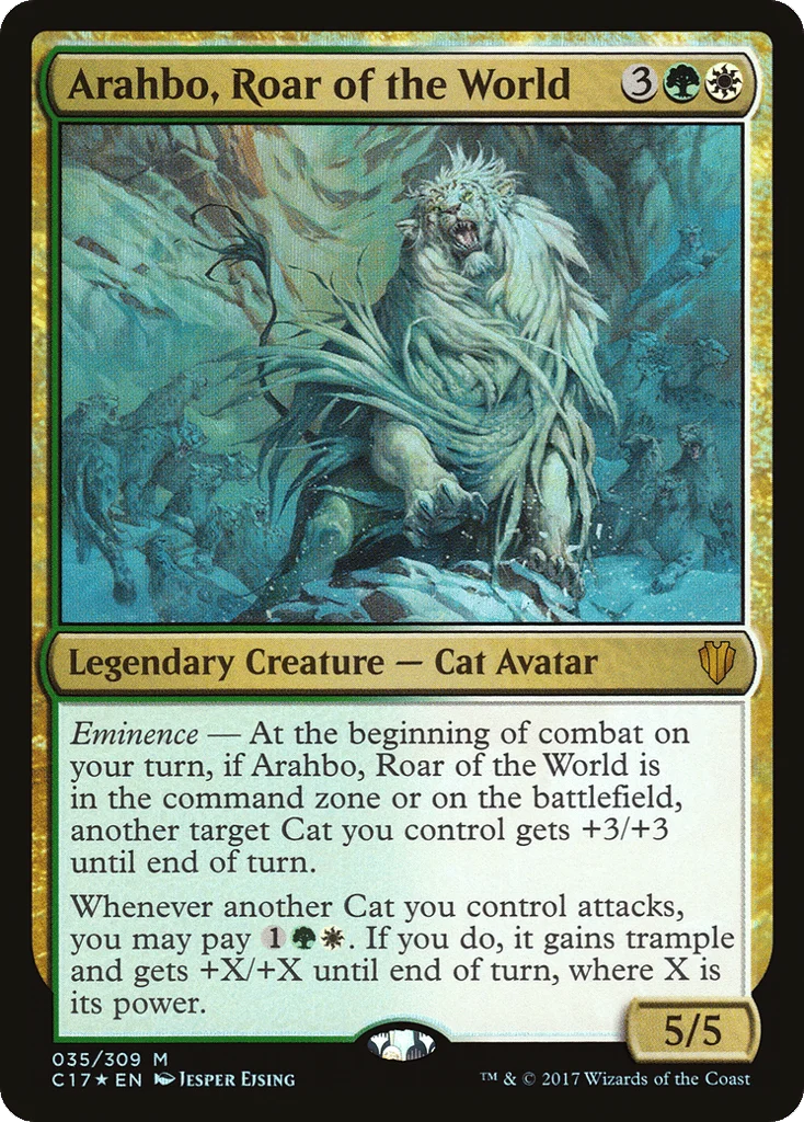 Arahbo, Roar of the World · Commander 2017