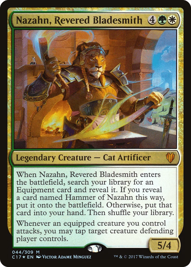 Nazahn, Revered Bladesmith · Commander 2017