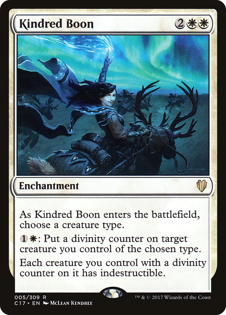 Kindred Boon · Commander 2017