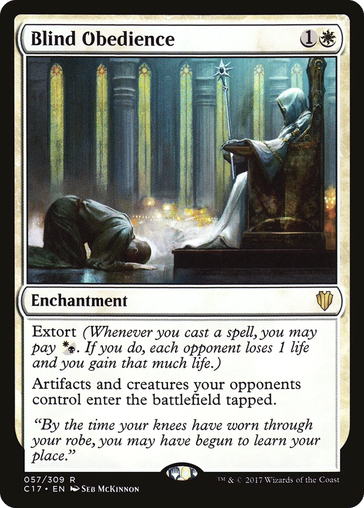 Blind Obedience · Commander 2017