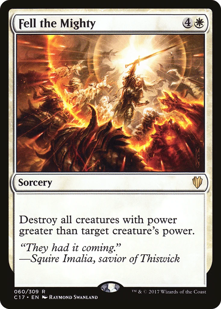 Fell the Mighty · Commander 2017