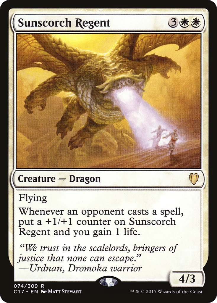 Sunscorch Regent · Commander 2017