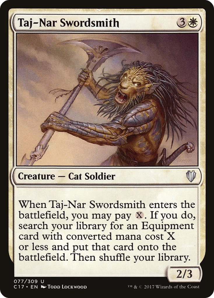 Taj-Nar Swordsmith · Commander 2017