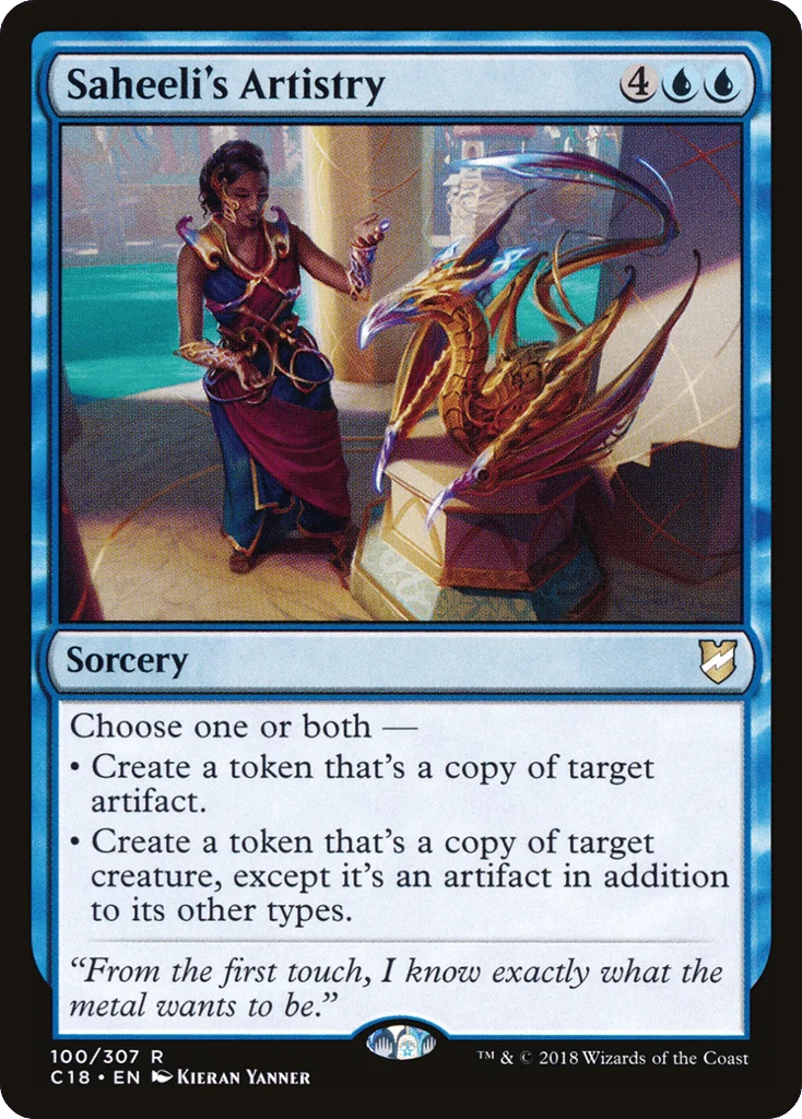 Saheeli's Artistry · Commander 2018