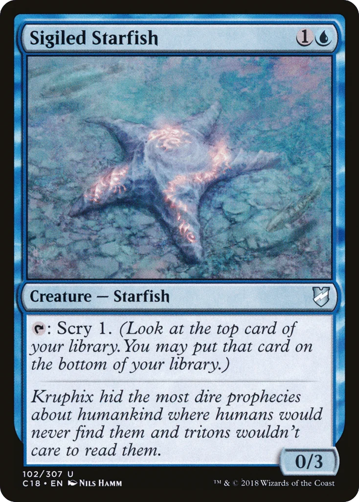 Sigiled Starfish · Commander 2018