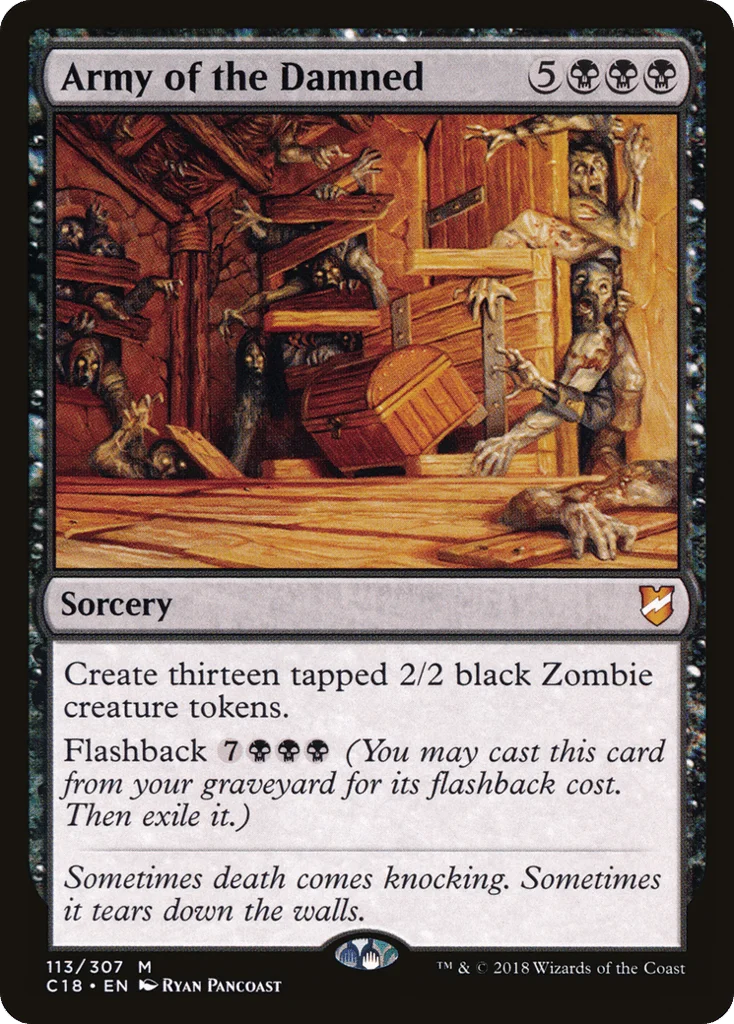 Army of the Damned · Commander 2018