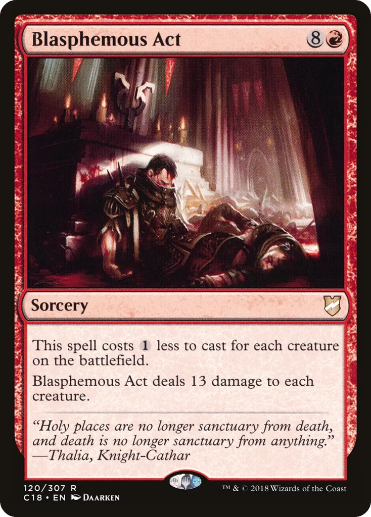 Blasphemous Act · Commander 2018