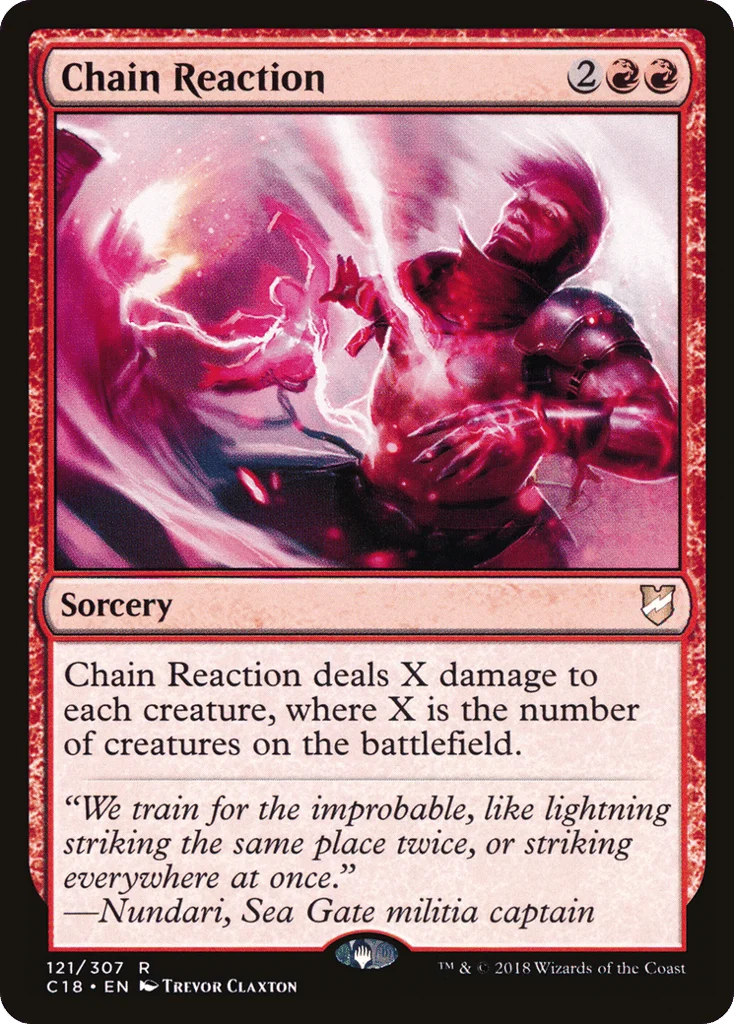 Chain Reaction · Commander 2018