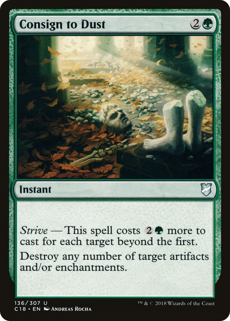 Consign to Dust · Commander 2018