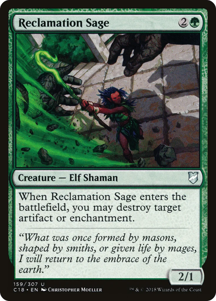Reclamation Sage · Commander 2018