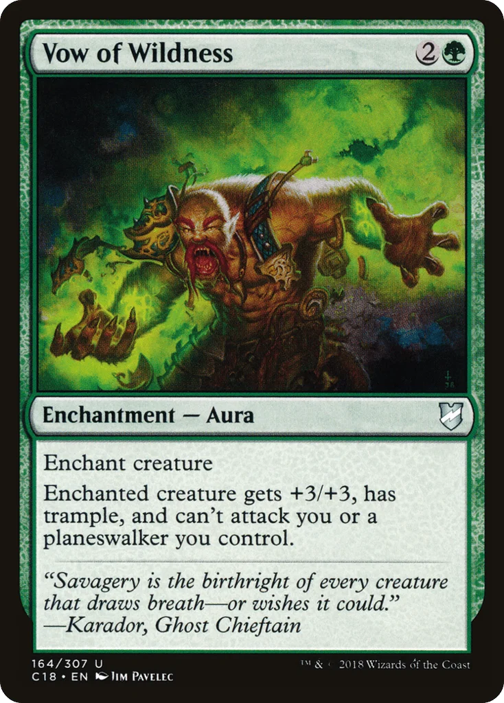 Vow of Wildness · Commander 2018