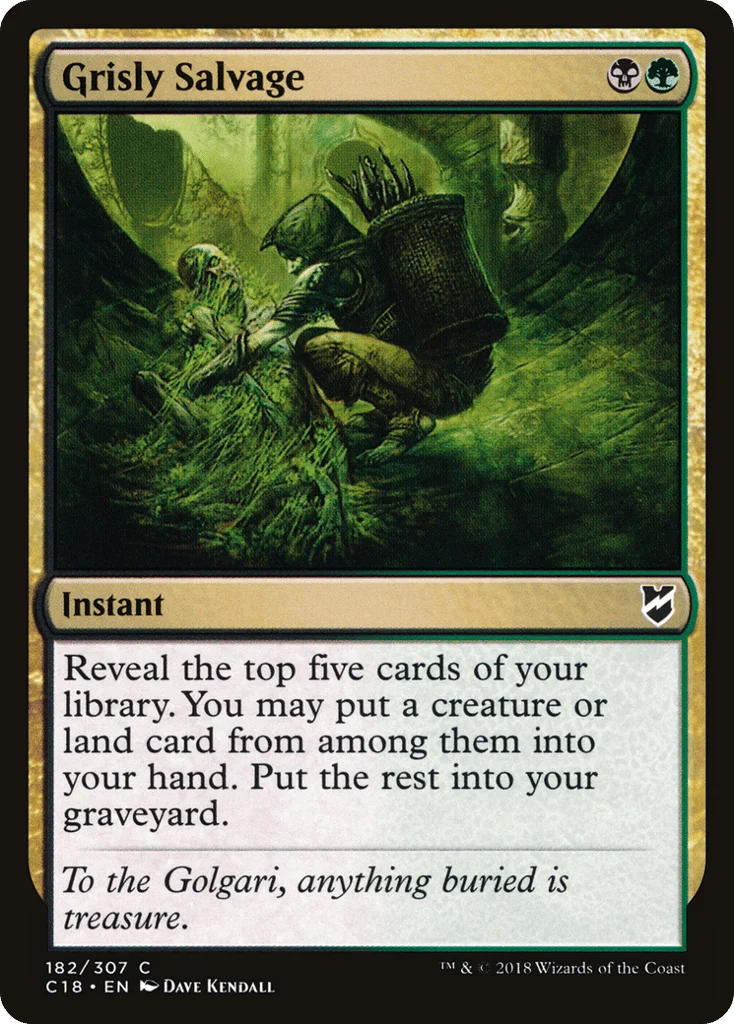 Grisly Salvage · Commander 2018