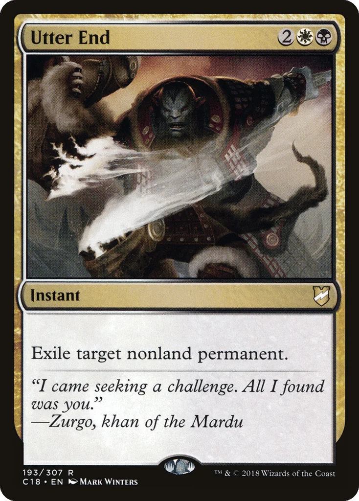 Utter End · Commander 2018