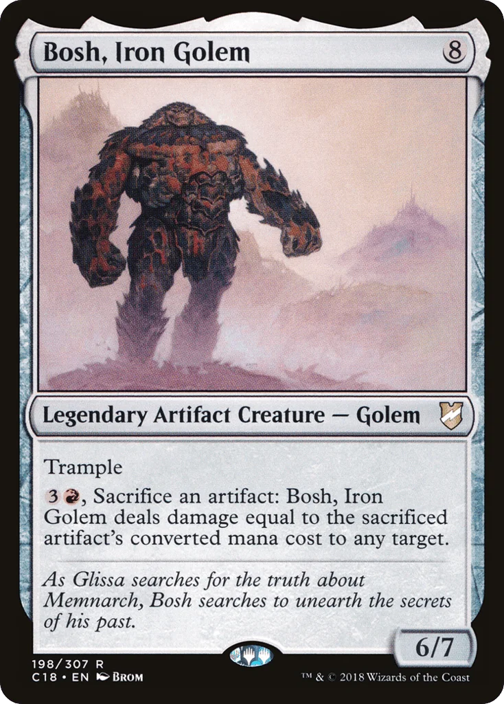 Bosh, Iron Golem · Commander 2018