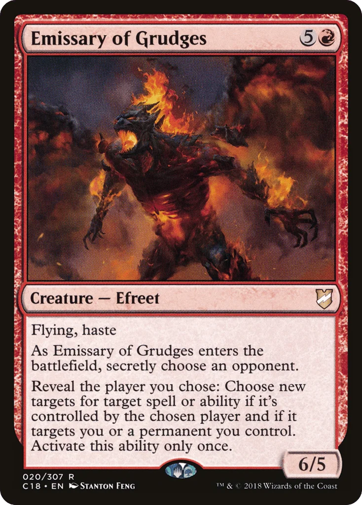 Emissary of Grudges · Commander 2018