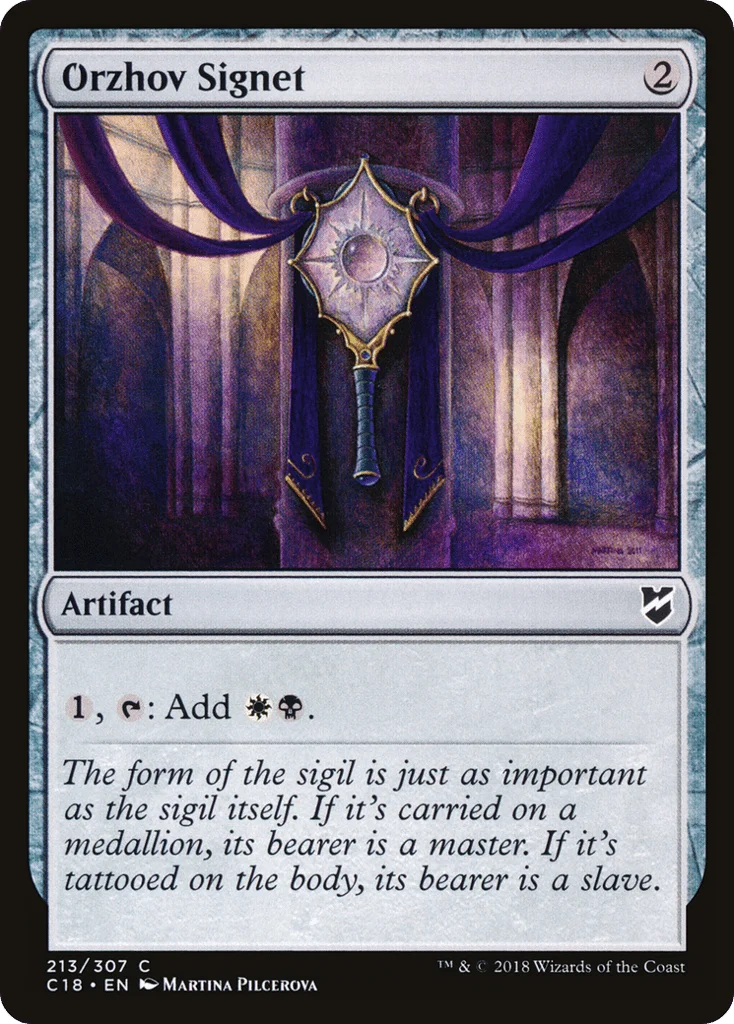 Orzhov Signet · Commander 2018