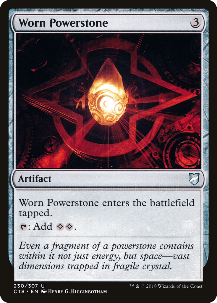Worn Powerstone · Commander 2018