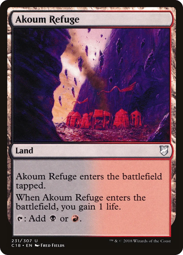 Akoum Refuge · Commander 2018