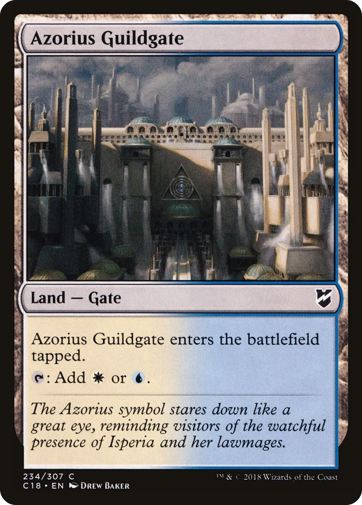 Azorius Guildgate · Commander 2018
