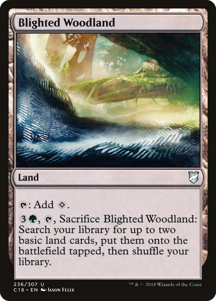 Blighted Woodland · Commander 2018