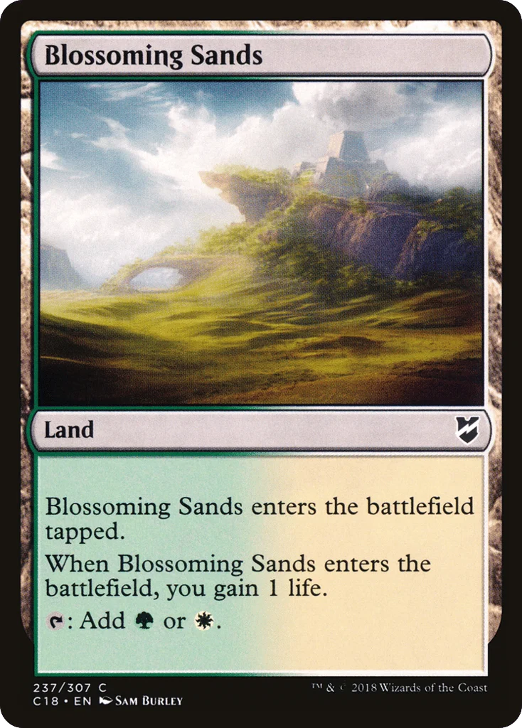 Blossoming Sands · Commander 2018