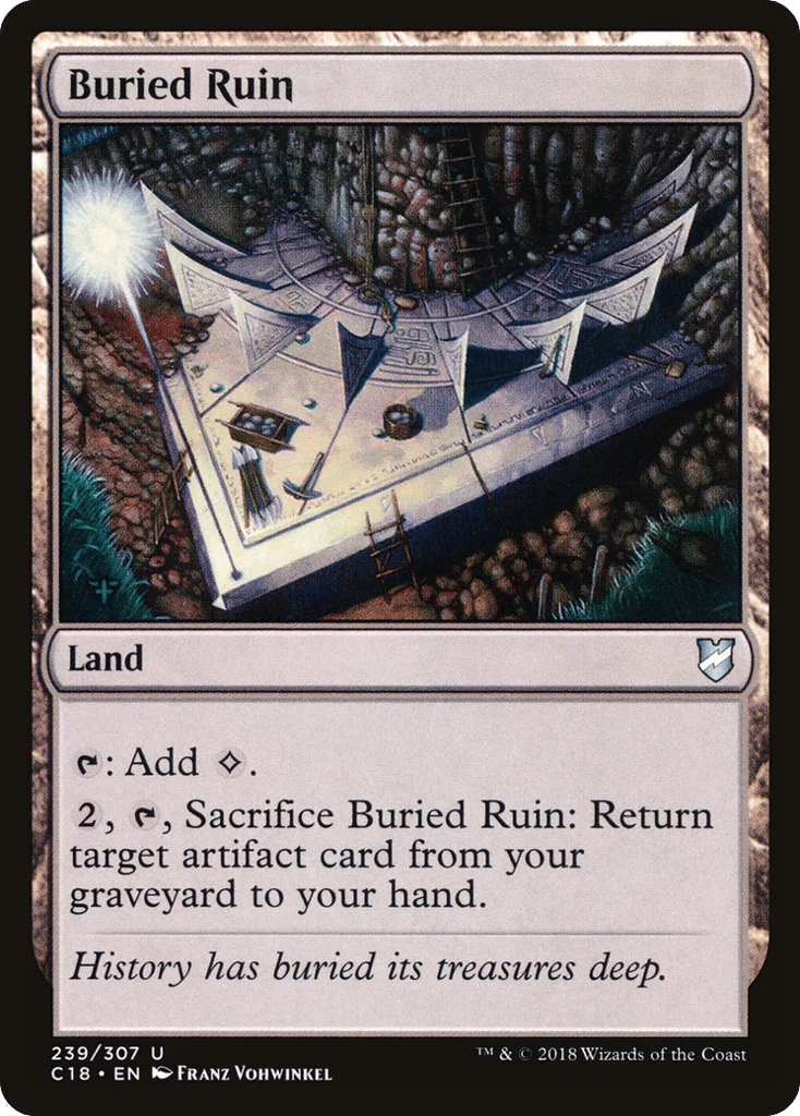 Buried Ruin · Commander 2018
