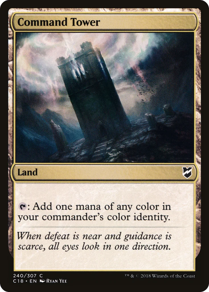 Command Tower · Commander 2018