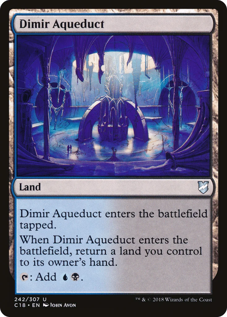 Dimir Aqueduct · Commander 2018