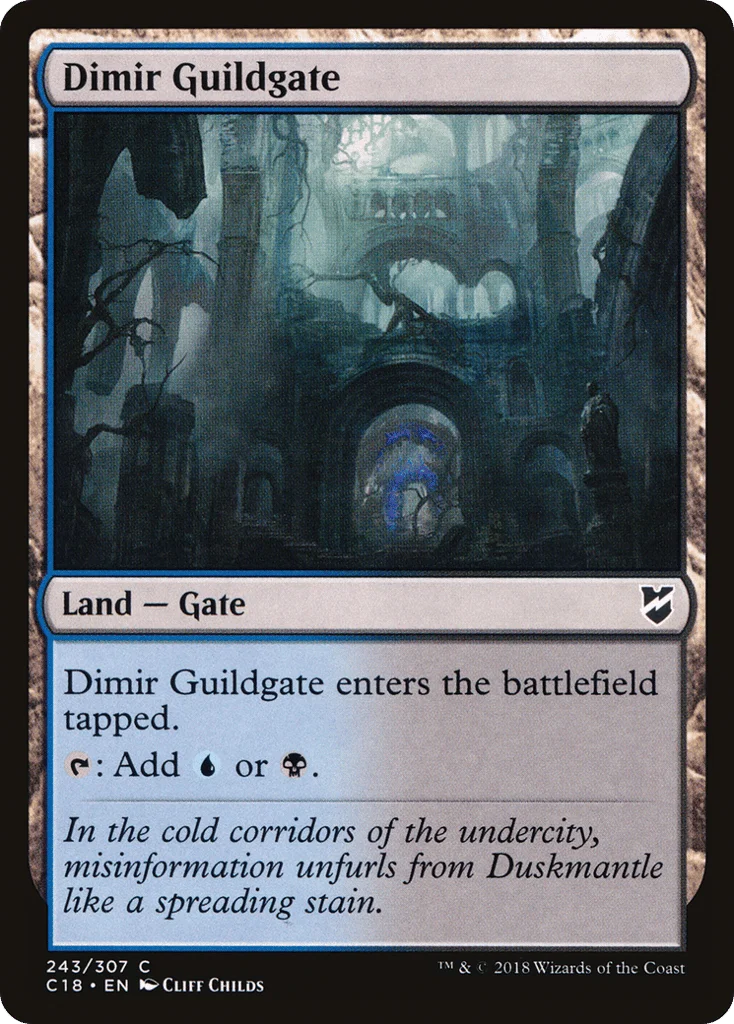 Dimir Guildgate · Commander 2018