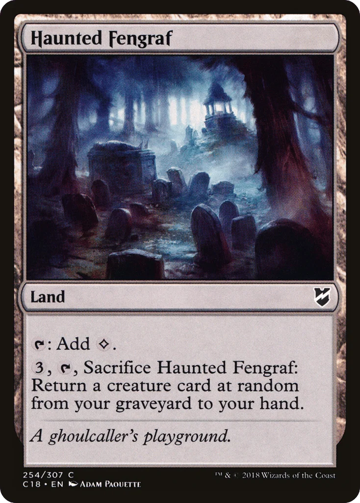 Haunted Fengraf · Commander 2018
