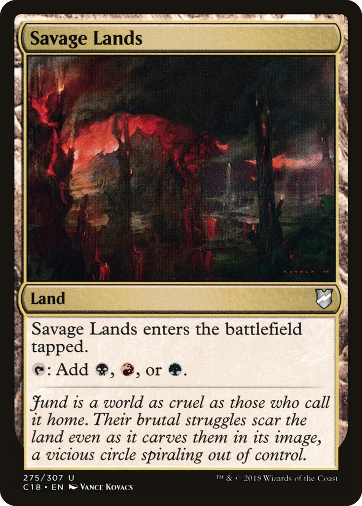 Savage Lands · Commander 2018