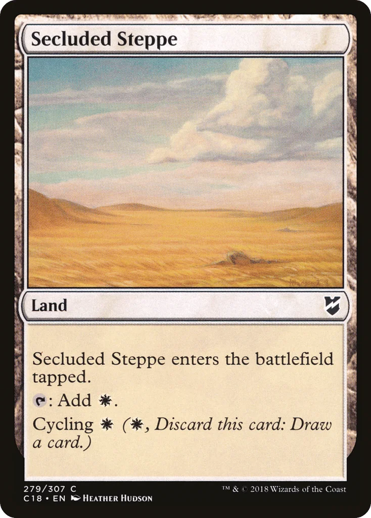 Secluded Steppe · Commander 2018