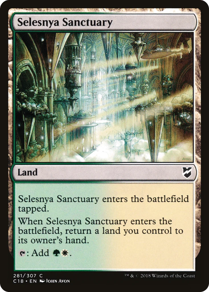 Selesnya Sanctuary · Commander 2018