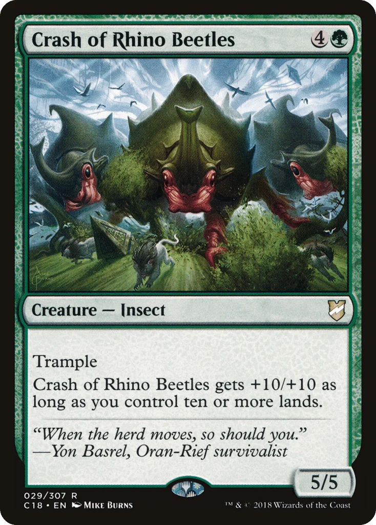 Crash of Rhino Beetles · Commander 2018