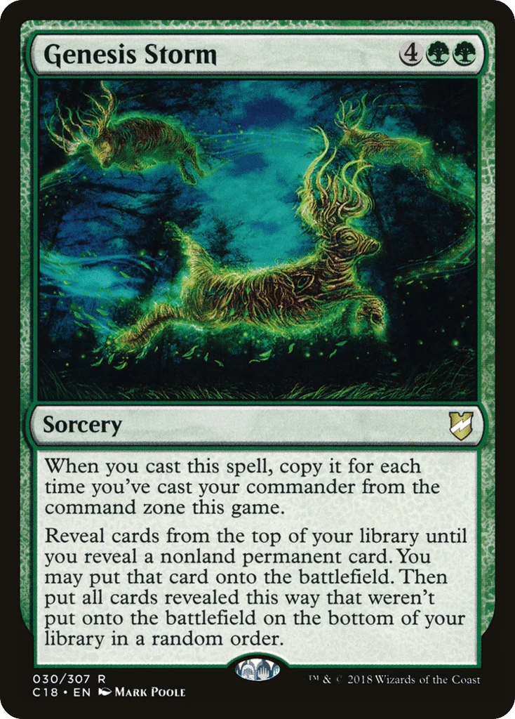Genesis Storm · Commander 2018