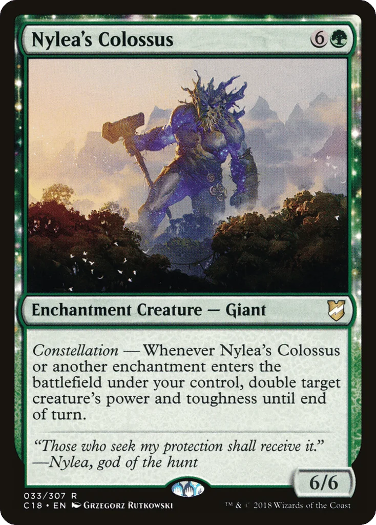 Nylea's Colossus · Commander 2018
