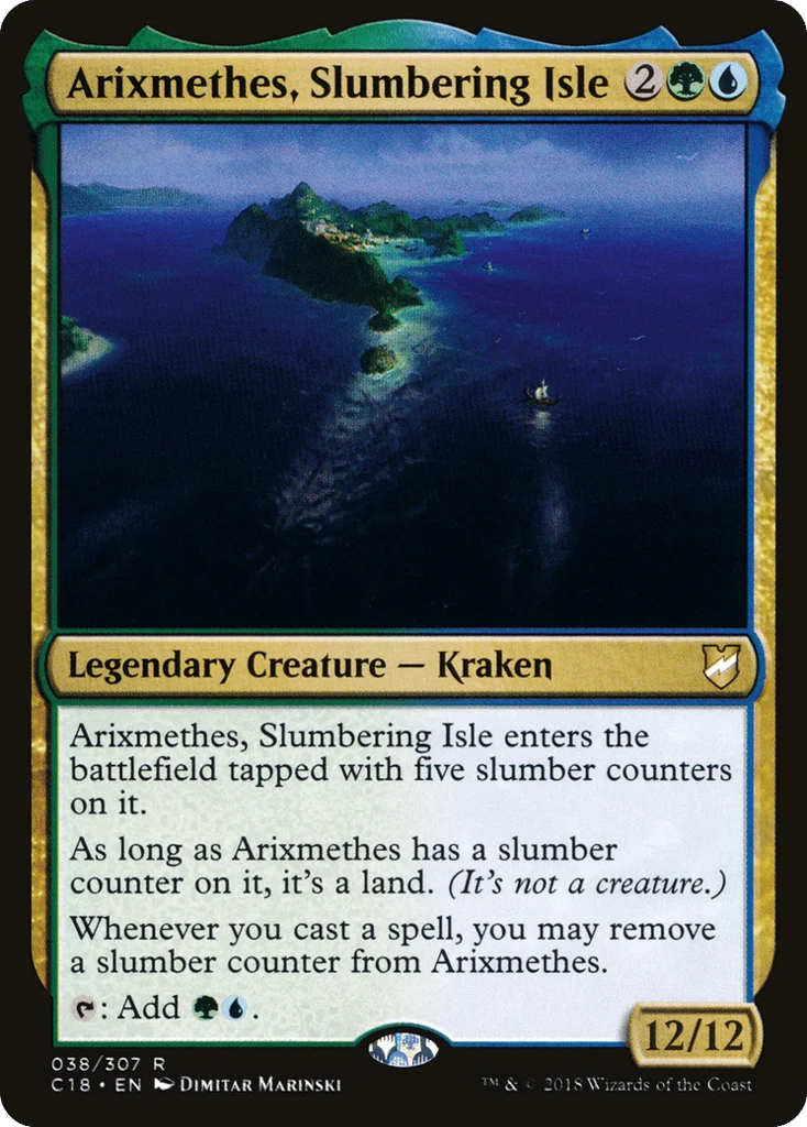 Arixmethes, Slumbering Isle · Commander 2018