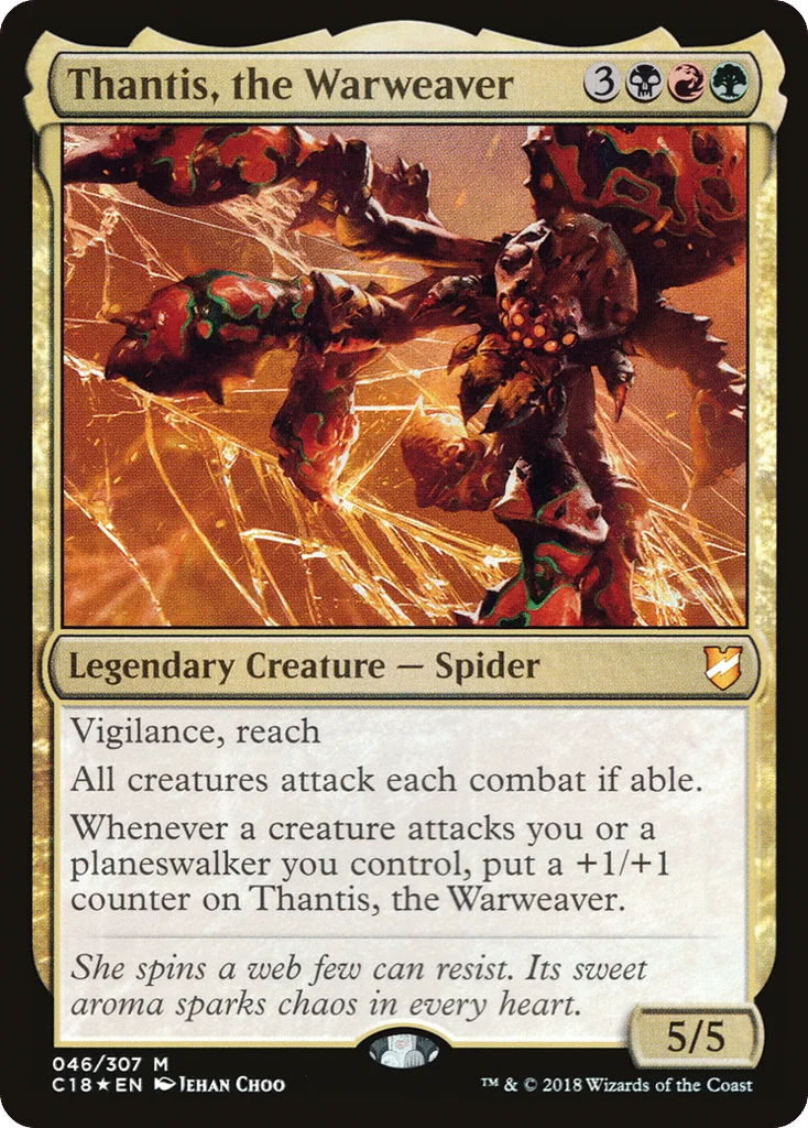 Thantis, the Warweaver · Commander 2018