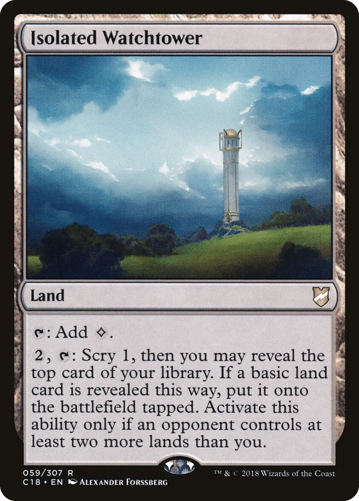 Isolated Watchtower · Commander 2018