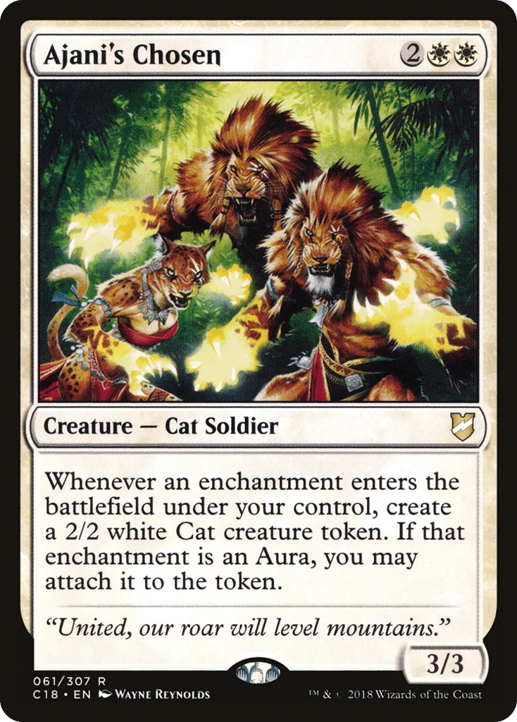 Ajani's Chosen · Commander 2018