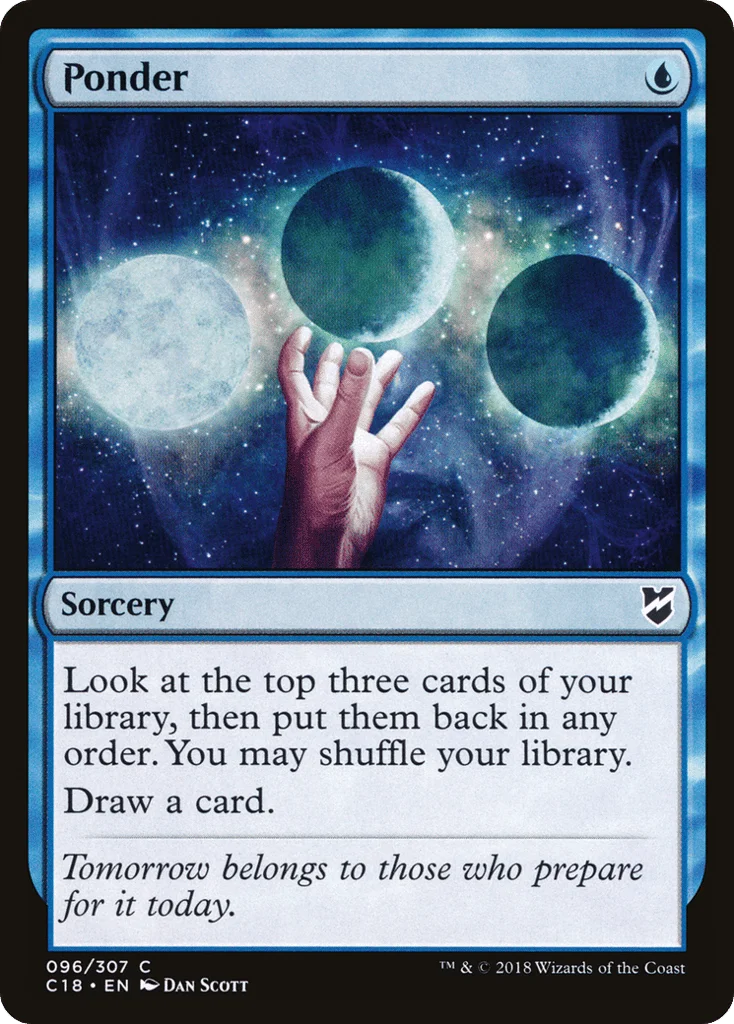 Ponder · Commander 2018