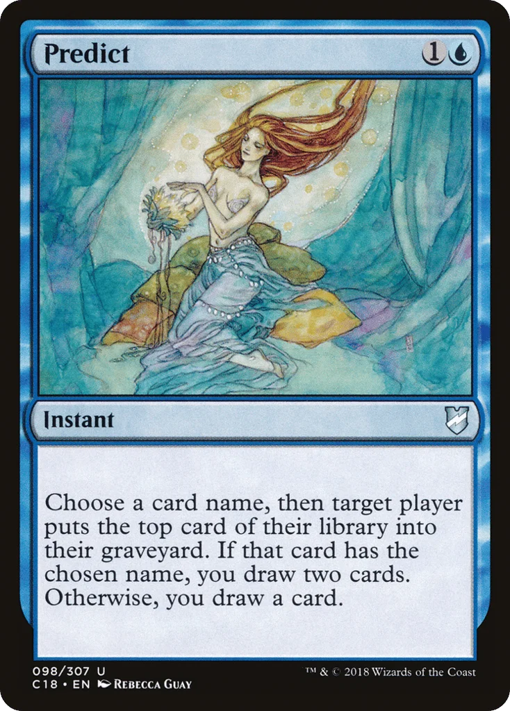Predict · Commander 2018