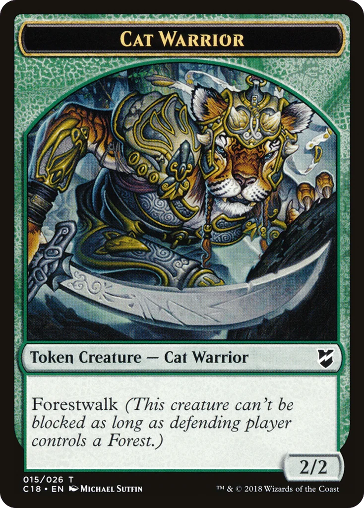 Cat Warrior · Commander 2018